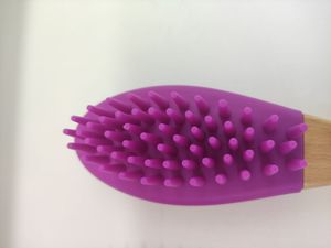 Juego de peines ecológicos con almohadilla de aire, cepillo desenredante de madera con mango de bambú para masaje capilar - Product Image 4