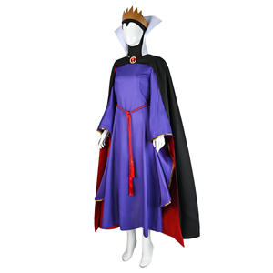Disfraz de Reina de Cuento de Hadas para Adultos, Vestido de Princesa Clásica, Disfraz de Reina Malvada, Capa de Madrastra, Disfraces de Carnaval de Halloween - Product Image 2