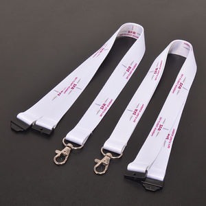 حبل تعليق لبطاقة الهوية مطبوع رقمياً بشعار مخصص مع خطاف معدني دوار وحزام عنق قابل للفصل للسلامة - Product Image 1
