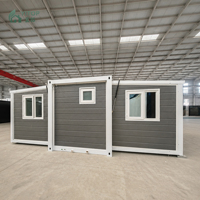 Maisons préfabriquées compactes à 3 chambres, maisons conteneurs, maisons conteneurs de luxe extensibles, bureaux pliables