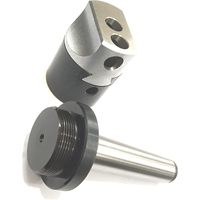Tête de perçage de précision 2 pouces, queue 2MT, M10 x 1.5 pour fraiseuse et tour, acier rapide, bord de coupe 20mm, 250m/min