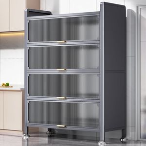Estante Escurridor Metálico de 5 Niveles Tipo Cajón para Cocina, Organizador de Platos y Cubiertos - Product Image 4