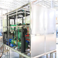 Máquina de Hielo Industrial Cemendal de 2-10 Toneladas de Producción Diaria con Bomba y Motor de Fácil Operación para Bebidas y Servicio de Alimentos