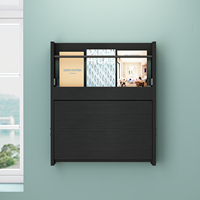 YQ FOREVER Étagère de bureau d'ordinateur murale en bois MDF moderne Tables d'étude flottantes