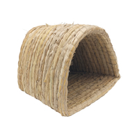 Tapis d'herbe de lapin naturel pour cochons d'Inde lit de lapin tapis tissés à foin literie refroidissement jouets de nidification pour hamster