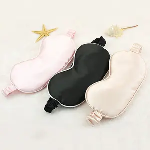 Hot Sale Factory Augen maske Soft Nap Cover Blinder Luxus Pink Silk Augen maske Augenbinde Maske Auge