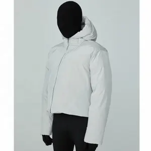 Пуховая куртка-бомбер для мужчин с индивидуальным логотипом от производителя