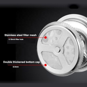 Macchina da caffè a doppia parete/filtro macchina da caffè pressa a mano in acciaio inossidabile - Product Image 6