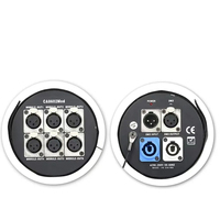 6 cara DMX512 pemisah sinyal LED 6 saluran Modular Distributor penguat sinyal