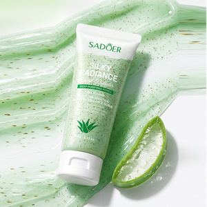 Série de Gommages Purifiants <span class=keywords><strong>Visage</strong></span> à l'Aloe Vera, Acide Salicylique, Vitamine C et Amande pour une Peau Éclatante – Nettoyant <span class=keywords><strong>Exfoliant</strong></span> pour le <span class=keywords><strong>Visage</strong></span> - Product Image 1