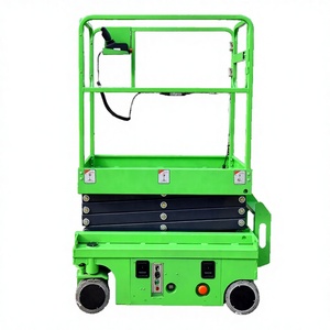 SAGA <span class=keywords><strong>Mini</strong></span>-élévateur à ciseaux hydraulique entièrement électrique autopropulsé de 20, 30 et 40 pieds avec certification CE - Product Image 5