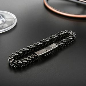 Pulsera de Acero Inoxidable de Diseño Moderno y Vintage para Hombre, Venta al Por Mayor, Nuevo Diseño 2024 - Product Image 2