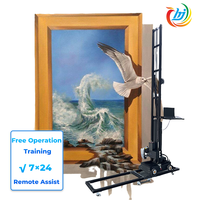 Impresora de pared vertical ecológica, decoración del hogar, obras de arte, impresora UV