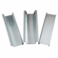 Profilé de support pour cloison sèche de haute qualité d'usine, profilé croisé standard, profilé en C, montant et rail pour la décoration murale