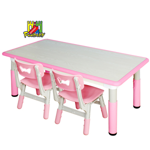 Set tavolo e sedia da studio per bambini Feelbaby plastica legno moderno 10 Set tavolo e sedia con altezza regolabile per <span class=keywords><strong>Classro</strong></span> 1-10 anni - Product Image 1