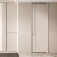 Porte en polymère de bois massif écologique - Étanche à l'humidité - Insonorisée - Personnalisable - Intérieur - Salle de bain - Cave à vin - Maison - Hôtel - Villa