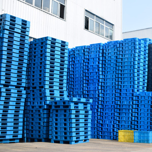 Plastic <b>Pallet</b> 4-Way 100mm Height 4000kg Static Load 2.0T Dynamic Load Industrial Warehouse Use - Product Image 1
