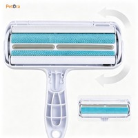 Petora – Rouleau réutilisable autonettoyant pour enlever les poils d'animaux, écologique, pour canapé, tapis, literie, chiens et chats – Fabriqué à Guangdong – Meilleures ventes