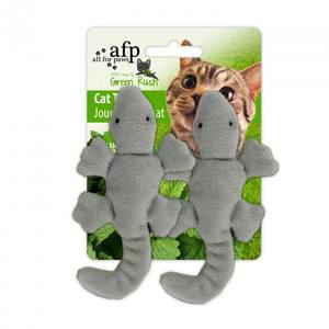 AFP Catnip מלא Cartoon <span class=keywords><strong>Gecko</strong></span> 3 צבעים מעורב חתול בקיעת שיניים ללעוס צעצוע - Product Image 3
