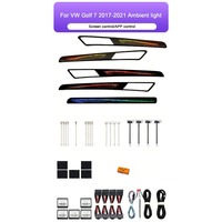 Kit d'éclairage intérieur LED RGB pour Volkswagen Golf 7, éclairage d'ambiance ciel étoilé, panneau de plafond, amélioration de la décoration de la voiture, accessoires