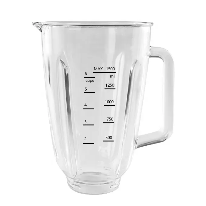 Produttore di fabbrica frullatore vaso di vetro sostituzione elettrodomestici da cucina parte parti di ricambio frullatore PHILIPS 1,5 litri spremiagrumi barattolo frullatore