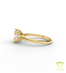 Anillo de Compromiso de Moissanita Ecológico para Joyería Nupcial Elegante, Eventos de Compromiso y Momentos Especiales en Venta - Product Image 4