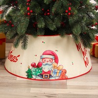 Jupe de sapin de Noël scintillante, décorations de Noël, couvre-sapin en polyester 40x60x20cm-55x72x25cm