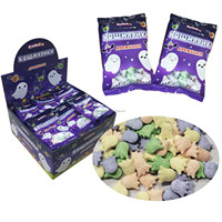 10g Fruitig IJs en Frambozen Glucose Geperste Snoeptablet met Vulling, Meerkleurig