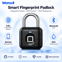 Serrure Intelligente Directe Usine, Cadenas Électronique à Empreinte Digitale IP67 Étanche, Verrou de Tiroir à Mot de Passe pour Bureau, Armoire et Meuble à Chaussures