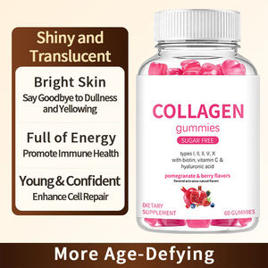 Gummies de collagène végétalien en marque blanche OEM, avec L-Glutathion, Vitamines C et E pour l'éclat et l'hydratation de la peau, complément beauté et santé - Product Image 4