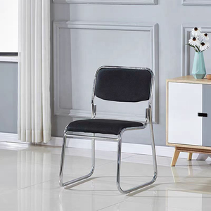 <span class=keywords><strong>Silla</strong></span> de Recepción de Metal Cromado de Diseño Económico, <span class=keywords><strong>Silla</strong></span> de Conferencia Apilable, <span class=keywords><strong>Silla</strong></span> de Reuniones sin <span class=keywords><strong>Ruedas</strong></span> - Product Image 4
