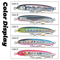 Tolure 105mm/40g pêche poids lourd naufrage Stickbait crayon leurre eau salée leurres Wobbler pour bar, thon, GT