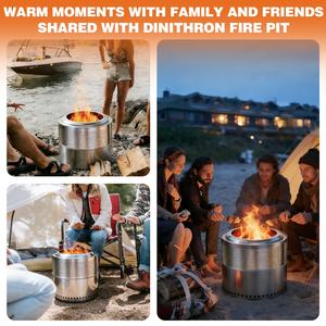 Brasero dôme en acier inoxydable pour l'extérieur, utilisable toute l'année, allumage manuel, montage facile, design moderne, chauffage rapide et réglable - Product Image 4