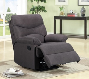 Ensemble fauteuil inclinable design moderne Offre Spéciale tissu velours foncé extensible cuir synthétique <span class=keywords><strong>bois</strong></span>/métal pour canapé de salon - Product Image 1