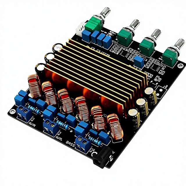 STA508 2.1 Class D HIFI Audio Amplifier Board 160W+80W+80W TC2001 ICs Guangdong