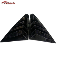 Accessoires de voiture Extérieur ABS Fenêtre latérale arrière Persiennes Volet de fenêtre Scoop Vent Cover pour VW Volkswagen Virtus