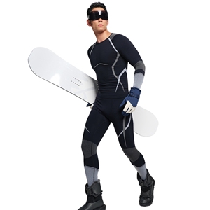 Traje de <span class=keywords><strong>Esquí</strong></span> para Hombre, con Capucha, Térmico, Cortavientos, de Secado Rápido, para Deportes al Aire Libre, <span class=keywords><strong>Pantalones</strong></span> Transpirables - Product Image 1