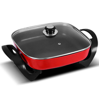 Marmite de cuisson électrique en acier inoxydable, polyvalente, cuiseur à chaud