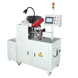 BR250 cnc Automatic copper aluminum thin walled square round tube solid bar pipe cutting machine