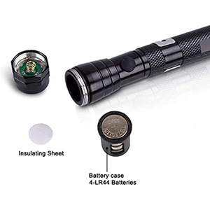 Lampe torche télescopique magnétique 3 LED avec fonction de ramassage, éclairage pour réparation automobile, lumière d'antenne flexible et grande queue - Product Image 4