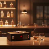 Coffrets Rigides de Luxe Personnalisés avec Logo Estampé, Impression UV, Fermeture Magnétique en Mousse, Emballage pour Vin et Whisky, Boîte d'Expédition en Papier
