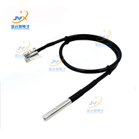 Pour capteur de température de sonde DS18B20 6*50mm avec sonde en acier inoxydable 1M pour diverses applications