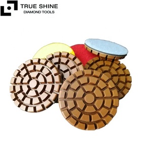 Disco Abrasivo de Diamante de Cobre <span class=keywords><strong>TRUE</strong></span> SHINE de 3 Pulgadas para Pulir Pisos de Concreto, Uso en Húmedo Después de la Grano 30-3000, Elimina Rayones Profundos - Product Image 2