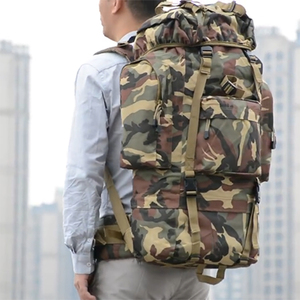 Trekking Camouflage Oxford Camping Sports Travel Molle <strong>Rucksack</strong> <strong>Large</strong> Capacity Waterproof 70L Tactical Backpack - Product Image 6