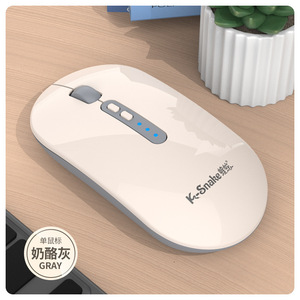เมาส์ไร้สาย K-Snake BM300 แบบ Dual-Mode เชื่อมต่อได้ทั้งบลูทูธและไร้สาย พร้อมระบบชาร์จเงียบ สำหรับคอมพิวเตอร์ตั้งโต๊ะและแล็ปท็อป - Product Image 6