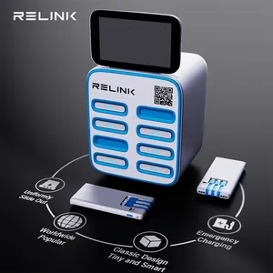 Mobile Charging Kiosk Powerbank Sharing Rental System Power Bank With Software