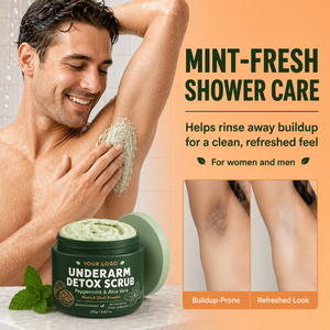 Exfoliante diario unisex para axilas, elimina la pigmentación, suaviza la piel, exfoliante iluminador para axilas, 250g, gran capacidad, exfoliante corporal - Product Image 2