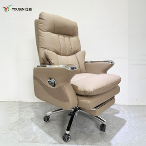 Yousen Furniture Executive <b>Chair</b> 90cm Backrest Swivel Reclining Office <b>Chair</b> For Home Office Bedroom <b>Study</b> Commercial Use - Product Image 3
