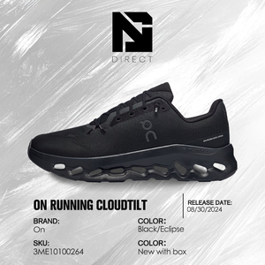 Cloudtilt 'Black Eclipse' - Zapatos Deportivos Cómodos Antideslizantes con Parte Superior de Malla Transpirable y Cierre de Cordones - Product Image 6