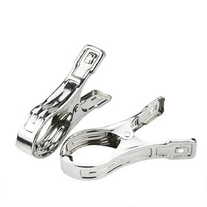 Pinces à linge en acier inoxydable robustes, pinces à serviettes pour chaises <span class=keywords><strong>de</strong></span> <span class=keywords><strong>plage</strong></span>, pinces à linge géantes en métal résistant au vent - Product Image 3